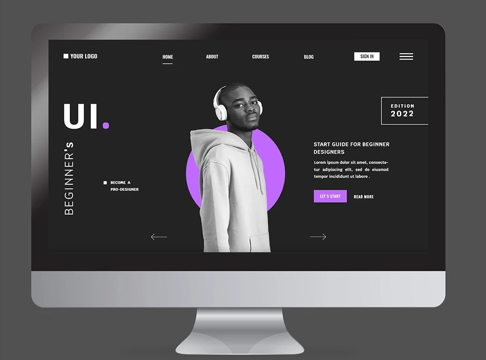 Eu vou criar um site institucional one-page responsivo